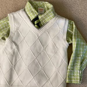 Great for Easter (Gymboree shirt, tie and vest)18-42 months